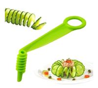 Cortador en espiral de patatas de 4 piezas, cortador de verduras en espiral para pepinos, zanahorias y manzanas, cortador creativo de zanahorias, decoración de fiesta de cocina