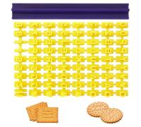 Cortador Galletas Letras Numeros, Ellos Alfanuméricos para Galletas, Herramientas Combinadas Plástico Sellos de Letras y Numeros, Sellos para Galletas Fondant Reposteria