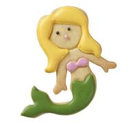 Cortador Galletas Sirena Flotador Acero Inoxidable 9CM - Birkmann - Moldes