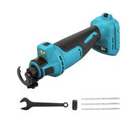Cortador giratorio con batería para Makita de 18 V, herramienta de separación sin escobillas con luz LED, profundidad ajustable, sierra giratoria para paneles de yeso, sierra en espiral compacta para