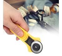 Cortador giratorio de Zenithaur para tela con cuchilla Herramienta de corte giratorio para la mano para coser papeles de acolchado de tela y cueros