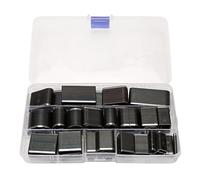 Cortador hueco de acero al carbono, 55 Uds., tamaños ricos, caja empaquetada, cortador de cuero, punzón para tela, arcilla, cinturón DIY