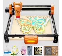 cortador láser ACMER S2 7W, máquina de grabado láser de potencia de salida 48W, 300x300mm, 10000mm/min, grabador láser de madera, adecuado para personalización por lotes de bricolaje, educación