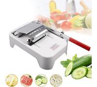 Cortador manual de carne congelada, cortador de acero inoxidable de grosor ajustable para cortar alimentos multifuncionales en casa