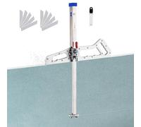 Cortador manual de cartón yeso con cuchillas de repuesto, cortador plegable para paneles de yeso para renovación, longitud de corte de 1,5 a 61 cm