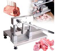 Cortador manual de huesos, acero inoxidable, hoja de acero resistente para carne de res, cabra, cerdo, pescado, carnicería