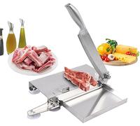 Cortador manual de huesos de carne, cortador de carne congelada, máquina de corte de pollo resistente, de acero inoxidable, costillas de carne de res, pescado, verduras, máquina de cortar carne para