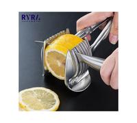 Cortador manual de limón y tomate, cortador de frutas y verduras de acero, prensa de pan, naranja, patata, manzana,