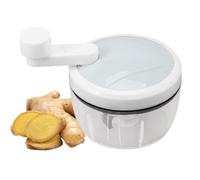 Cortador manual de manual Dicer Compact Food Slicer y picadora para ajo, pimiento, hierbas, frutos secos, jengibre y preparación de comidas