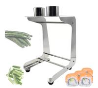 Cortador manual de pepino, herramienta de corte de zanahoria de acero inoxidable, 8/10/12 piezas, dos opciones de cabezales de corte, cortador de verduras, fácil de limpiar, para cortar zanahorias y