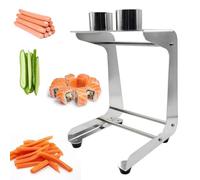 Cortador manual de pepino, rebanadas de velocidad/minuto, práctica herramienta para hacer palitos de verduras con diámetro de corte, ideal para palitos de zanahoria, cocinar, sushi y preparación de