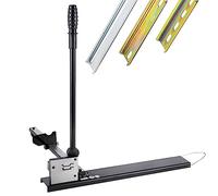 Cortador manual de riel con doble ranura, incluye regla de 50 cm para un corte preciso del maletero, ideal para rieles ranurados de acero y aluminio