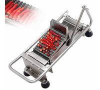 Cortador manual de verduras, ancho de corte de 5 mm, hoja de 240 mm, herramienta eficiente para cortar frutas para uso doméstico y exterior, corte uniforme y consistente