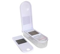 Cortador manual de verduras - corte de papas a mano de acero inoxidable | Pequeños utensilios de cocina multifuncional a prueba de óxido para papas, ajo, zanahoria, jengibre y más