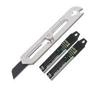 Cortador Multifuncional,Bloqueo Deslizante Multifuncional,Cúter De Acero Inoxidable Para Manualidades - para Alfombras, Papel, Cuero, Cartón, Estudiantes, Chicas,