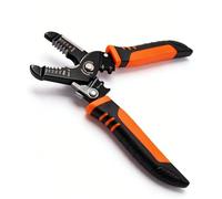 Cortador pelacables multifunción 5 en 1, herramienta de alambre eléctrico de 3ª generación 10-20 AWG, para prensar/pelar/cortar