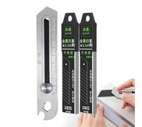 Cortador Pequeño para Proyectos Artísticos - Herramienta Ergonómica Con Empuñadura Antideslizante - Cúter De Acero Inoxidable Para Manualidades | Para Papel Cuero Cuerda Cartón Estudiantes Chicas Adol