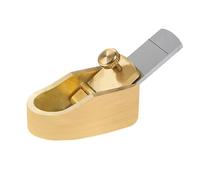 Cortador profesional de latón para violín, viola y violonchelo, herramienta Luthier de suela curvada con hoja de acero afilada (13 x 26 x 8 mm)