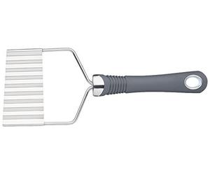 Cortador profesional de patatas fritas KitchenCraft con mango de agarre suave, 21,5 cm (8,5"), plata/gris