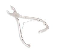 Cortador profesional del clavo del dedo del pie del acero inoxidable forma de la luna cutícula pinza