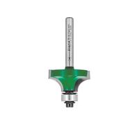 Trend CraftPro Fresa Redondeada con Rodamiento 1/4" Radio 9,5 mm TCT | Punta de metal duro (TCT) con varios rodamientos para perfiles redondeados suaves en madera dura y blanda, C078X1/4TC