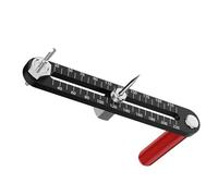 Cortador redondo de guía fina extensible con escalas métricas e imperiales para una guía de mesa estándar precisa de carpintería