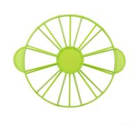 Cortador redondo de tartas y divisor de mousse para tarta de queso y mousse con rebanado preciso de porciones y construcción robusta (verde)