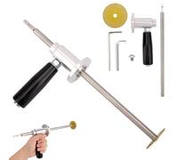 Cortador Tubos PVC para Interiores, Incluye Rueda Diamante y Mango Diámetro de Tubo Ajustable 1-1/2" a 8" Profundidad Corte 7" Vástago Hexagonal 1/4" para Taladros y Atornilladores Impacto