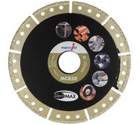 Cortador universal de diamante Ø125 mm Q850 extremadamente rápido y muy