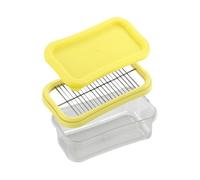 Cortador y Conservador de Mantequilla | Recipiente Hermético Para Almacenamiento De Queso | Plato Para Mantequilla Con Tapa - Para Frescura Hotel Cocina Camping Hogar Encimera Servicio Frigorífico