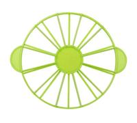 Cortador y divisor de pasteles de 12 porciones para hornear, permite cortar incluso pasteles desde ambos lados para un mejor control (verde)