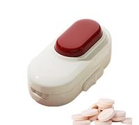 Cortador y Divisor de Pastillas - Preciso y Portátil Divisor de Tabletas Un Cuarto - Cuchilla para Cortar Pastillas | Para Uso de Mujeres, Adultos, Ancianos, Niños, para Escuela, Trabajo y Viaje