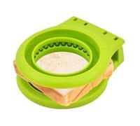 Cortador y sellador de sándwich,Cortador de forma de sándwich, Sandwich Machine para virutas y sellado de moldes inmóviles, Cocina de panqueques portátil para accesorios de corte de acero inoxidable