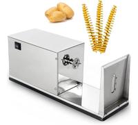 Cortadora automática Tornado de patatas fritas caseras, máquina para cortar verduras, cortadora de patatas fritas comercial, cortadora eléctrica en espiral Tornado para patatas, para uso doméstico y