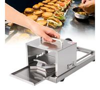 Cortadora de bagels comercial, corte uniforme de bagels y rebanadas de panecillos, 4 alturas de corte disponibles y diseño de corte de empuje y tracción, máquina de rebanar panecillos para