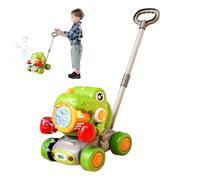 Cortadora de burbujas para - Soplador de burbujas dinosaurio educativo - Resistente a fugas impermeable portátil juego al aire libre 3 años+ jardín playa parque