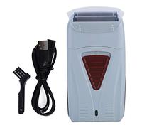 Cortadora de cabello eléctrica, Akozon kit de aseo para hombres Impermeable Recortadora de afeitar de doble cabeza Maquinilla Recargable para hombres con recortador para barba, cabezay cara