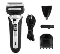 Cortadora de cabello eléctrica, multifuncional Hombres Hair All-in-One Trimmer Facial Shaver Hair Clipper Grooming Kit 100-240V(Enchufe de la UE)