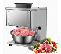 Cortadora de Carne Comercial de Acero Inoxidable y Cubicadora 2.5-21Mm, Cortadora Eléctrica de Carne Para Carne y Verduras 3.5mm