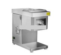 Cortadora De Carne Eléctrica 1100W, Picadora Verduras Multifunción Automática, Trituradora Alimentos Comercial For El Hogar, Máquina En Cubitos SegmentacióN Eficiente