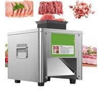 Cortadora De Carne Eléctrica Profesional 850W - 310r/min, Acero Inoxidable, 150kg/h, Corta Fiambre, Carne Fresca Y Verduras Morbidas Para Negocios De Alimentación(7mm)