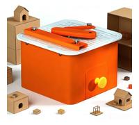 Cortadora De Cartón Eléctrica, Herramienta De Corte Para Manualidades De 45 W, Diseño Sin Cuchillas, Corta Cartón De 0 A 4 Mm, Cajón Para Restos Incorporado, Para Proyectos Stem, Modelismo Y