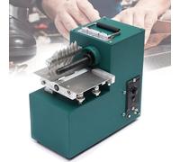 Cortadora de correa de tiras de cuero, 1400 rpm, eléctrica, semiautomática, cortador de correas de cuero, 2-80 mm de ancho, herramienta de artesanía manual para bolsas, zapatos, papel, doble cabeza