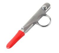 Cortadora de Corte de Acero Inoxidable Tijeras de Coser Cortahilos Pinzas de Coser de Metal con Funda Protectora de Plástico Roja para Coser Sastrería