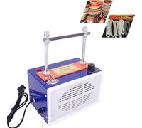 Cortadora de cuerda eléctrica con cuchilla térmica y control de temperatura continuo de 0-800 °C. Ancho de corte: 0-10 cm. Calentamiento rápido y alta eficiencia. Para cintas, espuma y correas.