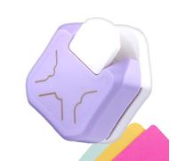 Cortadora de esquinas - Patrón de borde de tarjeta - Perforadora de esquinas para papel de cartón, para negocios, manualidades, escuela, hogar, foto, diario, libro, sobre, planificador