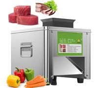 Cortadora De Fiambre Y Verduras 850W - Máquina Eléctrica Profesional, 310r/min, Cuchilla Inoxidable, Capacidad 150kg/h, Ideal Para Restaurantes Y Servicios De Catering(15mm)