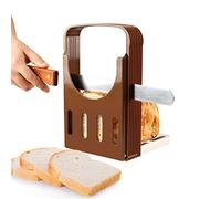 Cortadora de Pan Ajustable con 4 Espesores, Herramienta Plegable para Sandwichera
