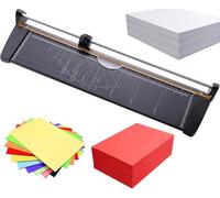 Cortadora de papel, guillotina rotativa A2, de uso profesional, ancho de corte de 60 cm, corta 1 mm/10 hojas, ideal para papel artesanal, cartulina, fotos y material escolar.