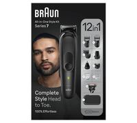 Cortadora de pelo Braun MGK7460 multifunción inalámbrica 100 min uso cuerpo y barba